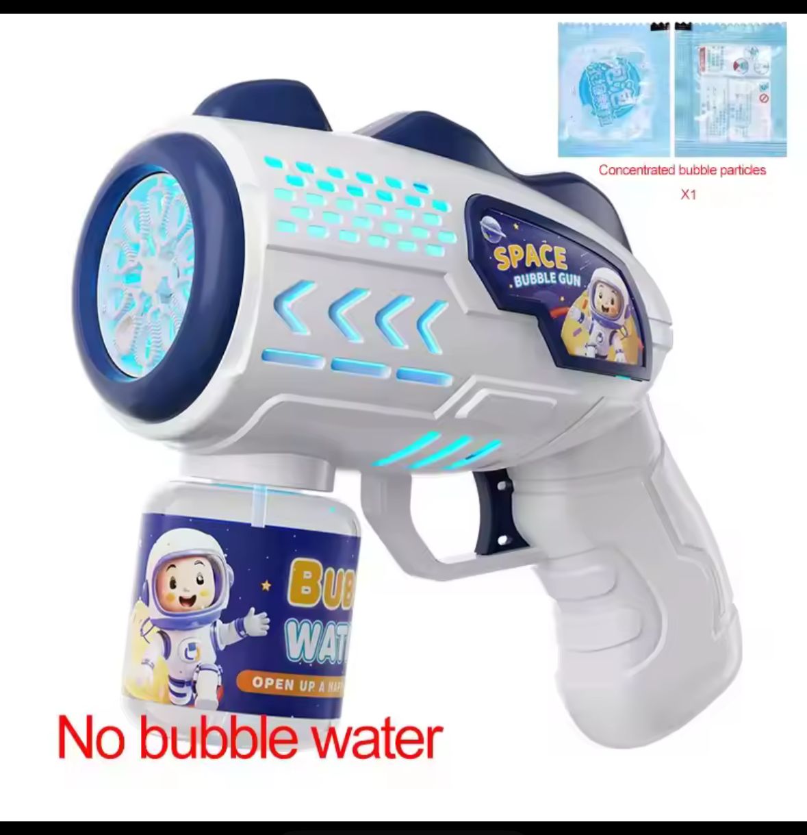 Macchina per bolle a razzo con pistola a bolle completamente automatica, soffiatore automatico con giocattolo liquido a bolle per regali di bolle all'aperto da spiaggia per bambini